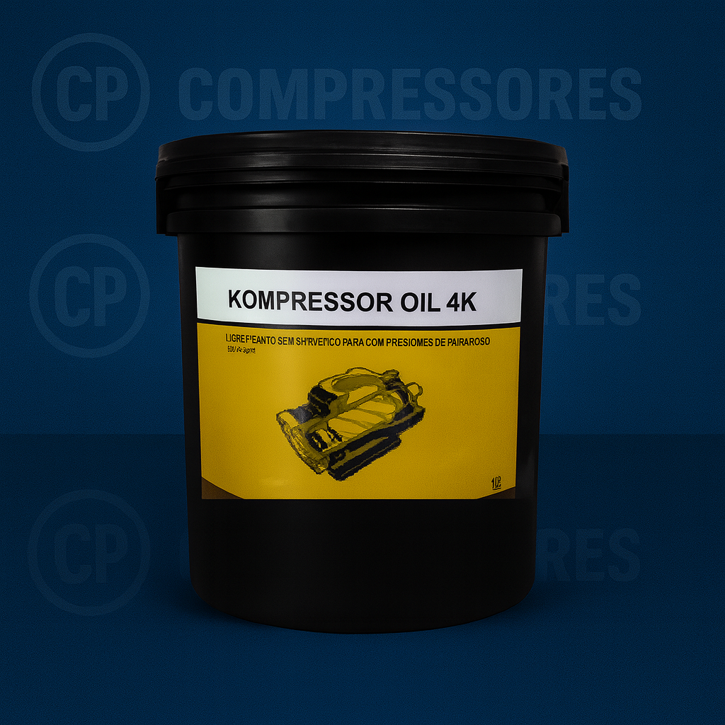 Óleo semissintético ISO 46 para compressor de parafuso Kompressor Oil 4K Klüber 19 L